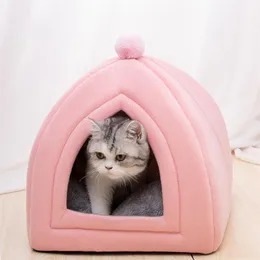 Styl Pet Home Supplies Cat Sleeping Bed House Zamknięty Czat Hamac Czat Mascota Akcesoria Koty Dla Królik Klatki Ferret 220323