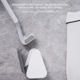 Brosse de toilette murale à long manche outil de nettoyage de tête de golf accessoires de salle de bain à domicile ensembles coin 220511
