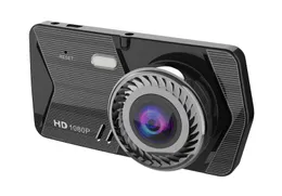 BX70 CAR DVR DASHCAM 4 "IPS Dual Lens FHD 1080p Dashboard Camera 170 graders fordonsinspelare G-sensor Parkeringsmonitor registrörer