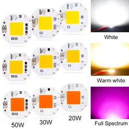 Coltiva le luci COB Chip Lampada Perline Motore luminoso a LED Integrato Smart IC Driver Free Drive per l'illuminazione esterna di inondazione Crescere