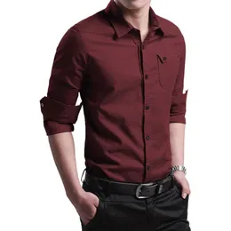 メンズカジュアルシャツ夏のメンズピュアカラーコットンシャツユースレジャー韓国長袖ジャケットマンズ