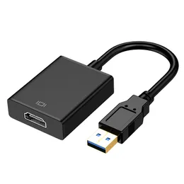 HD 1080P USB 3.0 zu HDTV Konverterkabel Multi Display Grafikadapter für PC Laptop Projektor HDTV LCD