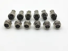 Diğer Aydınlatma Aksesuarları 100SET GX12 12mm 2pin 3pin 4pin 5pin 6pin 7pin Ses Şasi Montaj Dağıtım