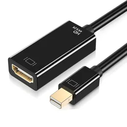 Mini DisplayPort till HDTV -kabel 4K 1080p TV -projektor Proytor DP 1.4 Display Port Converter för Mac Air Pro