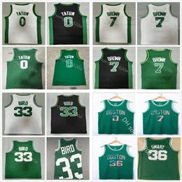 Jayson 0 Tatum National Flag Group Basketball Jersey Larry 33 Bird Jaylen 7 Brown 36 Marcus 42 Gordon Smar