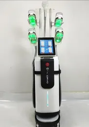 Ny ankomst Cryolipolysis Fat Freeze Machine Lipo Laser Cellulite Reduction 40K Cavitation Viktminskning RF Skin åtdragningsmaskiner 5 Cryo Handtag Skönhetsutrustning
