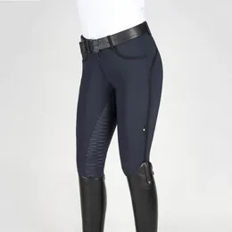 Kvinnors leggings ridande träning snabb torkning av sportkantar byxor hög midja mager akademi Roupa Feminina 6