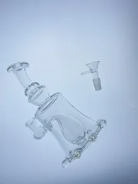 Clear Glass Hookah Dab Plata