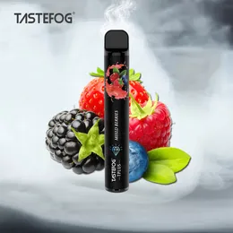 퍼프 800 바 히트 2% 일회용 vape 포드 장치 키트 e 담배 550mAh 배터리 사전 채워진 기화기 11 색 스톡