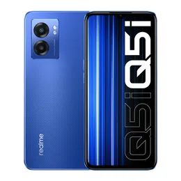 オリジナルOppo Realme Q5i 5G携帯電話4GB 6GB RAM 128GB ROM DIMENSING 810 ANDROID 6.58 "90Hz LCDフルスクリーン13.0MP 5000MAH FACE UNLOCK FINGERSPRINT IDスマート携帯電話