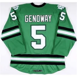 Nik1 North Dakota Hockey Jersey 5 Chay Genoway 11 Darcy Zajac 29 Brock Nelson Mäns 100% Stitched Fighting Sioux Dakota College Hockey Jerseys