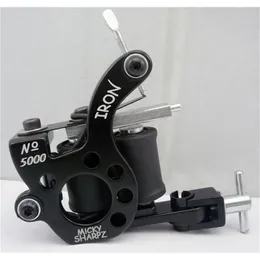s Wire Cutting 10 Wrap Coil Tattoo Machine per Liner e Shader Black Color Iron Supplies 220624