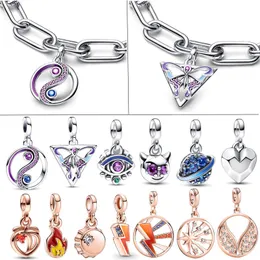 2023 New 925 Sterling Silver Star Fan Series Charm Women's Pandora Jewelry Bracelet Fashion Accessories Free Shipping