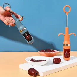 Creative Red Dates Pitting Tool Jujube Core Artifact Kitchen Accessories Fruit Pit SeparatorManual Push Type Quick Core Remover Inventory Wholesale