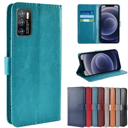 Cubot P50財布カードホルダーケースP50 2022 NFC Capa Phone Phone Phone Coqueのための高級レザーフリップブックスタイルのケース
