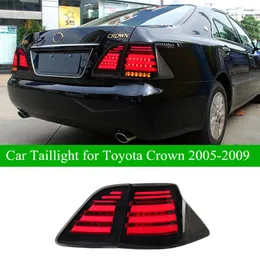 Сигнал динамического поворота автомобиля для Toyota Crown Led Boder Trake Traver Taillight Assembly 2005-2009 Altis Run Lamp Accessories