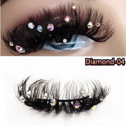 False Eyelashes Natural/Long Glitter ShimmeryButterfly Trending 25mm Hand Made Full Strip Faux Mink Lashes With Butterflies