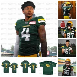 C202 2021 Edmonton Elks CFL Football Jersey Trevor Harris Jonathan Rose Connop Henry Williams Warren Moon Tom Scott Jhon Lagrone Johnny