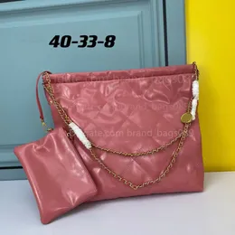 Toptan 22s en yeni çanta kadınlar deri çanta lüks tasarımcı alışveriş çantası moda büyük seyahat plaj çantaları cüzdan ile omuz tote