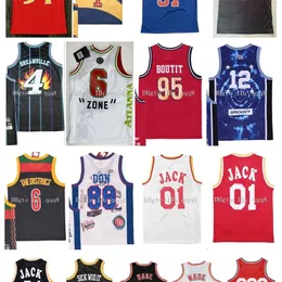 NC01 리믹스 X BR Basketball Jerseys 1 또 다른 01 Jack 4 Dreamville 6 Zone 6 지구 12 Groovy 40 Sick Wid It 88 Don 94 Dunceon 95 Doutit 97