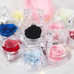 Decorative Flowers & Wreaths Artificial Hand-made Roses Birthday Anniversary Gifts Home Christmas Decorations Year DecorationsDecorative