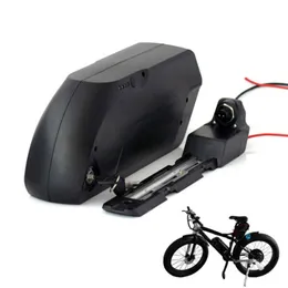 48V Tiger Shark EBIKE BATTER BATTEREM 17.5AH Li Ion Bateries Pakiet do e-roweru 48volt Tigershark Czarna obudowa litowa batteria z ładowarką 54,2 V 3A