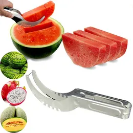 juchiva New 304 Stainless Steel Watermelon Artifact Slicing Knife Corer Fruit and Vegetable Tools Kitchen Accessories Gadgets Tool