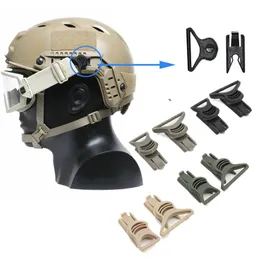 Tactical Fast Helm Accessory Wing Rail Mount Goggles Rotating Clamp Side Mount 19mm / 36mm Swivel Clips No01-112b