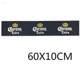 Corona Tappetini da bar in gomma PVC nero/bianco tappetini universali da tavolo in gomma plastica T200524