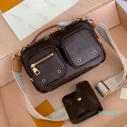 En kaliteli kadın erkek Crossbody Bel Çantaları moda tote ünlü UTILITY ücretsiz seyahat MON0GRAM Omuz Çantası Çanta Lüks Hakiki Deri El