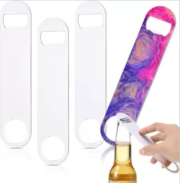 Bottle Opener Beer Sublimation Stainless Steel Corkscrew Multi-function Openers Kitchen Bar Party Supplies Tools s