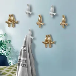 50Pcs/Lot Resin Hook Wall Decoration Bedroom Door Behind Seamless Coat Hook Key Frame Sticky Hook