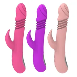 Seks Oyuncak Masajı Kadın Tam Vücut Oyuncakları İtme Emme Tavşan Vibe Vibratör Oyuncak Dildo Kadınlar