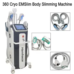 EmsliMimg stymuluje maszynę mięśni Slim Cryolipoliys Fat Freeze Cellulit Machine 5 uchwytów 5 uchwytów