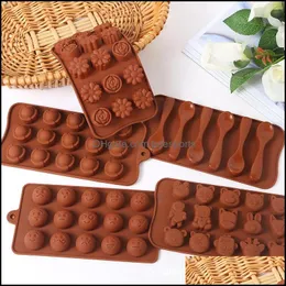 Bakning Mods Bakeware Kitchen Dining Bar Home Garden Mti Design Sile Cake Decorating Mod Candy Chocolate Mold Drop Delivery 2021 Frijy