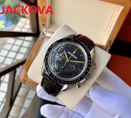 Top Brand todos os mostradores que funcionam, designer clássico Relógio de 42mm de luxo de luxo fivela designer de fivela assiste