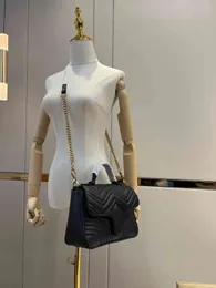 Umhängetasche Handtaschen Damenmode Messenger Echtes Leder Designer College-Stil Luxurys Große Kapazität Umhängetaschen Geldbörsen 230813
