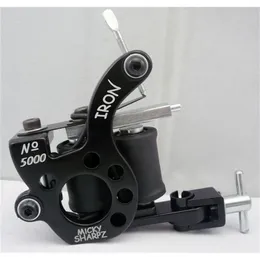 s Wire Cutting 10 Wrap Coil Tattoo Machine per Liner e Shader Black Color Iron Supplies 220623