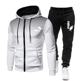Men's Tracksuits Men Tracksuit Set 2022 Spring Autumn Pumba Brand Cotton Casual Sportwear Homme Jacket Outfits Streetwear Clothing