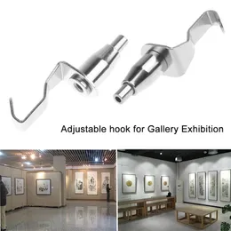 Picture Hanging Art Gallery Painting Hook Durable Exhibition Accessory Adjustable Indoor Outdoor Alloy Rustproof Practical LX4910