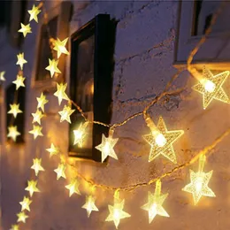 ストリングスリード2.5m星光弦ツインクルガーランドUSBパワークリスマスランプホリデークリスマスパーティーウェディング装飾妖精が照らされる