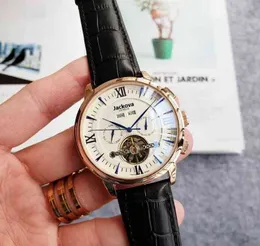 Роскошные часы Montre De Luxe Мужские автоматические часы со всеми суб-циферблатами Механические наручные часы с фазой луны и датой дня Механические наручные часы для подарка Радуют водонепроницаемость