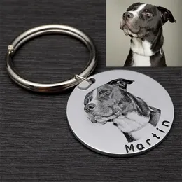 Персонализированная собачья тег пользовательский идентификатор домашнего животного с подарком PO Dog Tag щенки подарки для собак