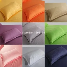 Kekegentleman 2 pcslot 48x74cm case 100% cotton stripe pillow cover pillowcase in solid color Y200417