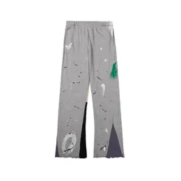 2022 Erkek Tasarımcı Pantolon Vintage Los Angeles Kargo Pantolon Joggers Swearpant Cargos Graffiti Baskı Pantalon Pantalon Sıçrama Mürekkep Jogger Tech