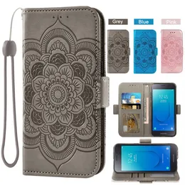 Läderplånbokfodral för Samsung Galaxy J2 Core J260 J2Dash J2Pure J2Shine Fundas Capa Pocket Phone Bag Stand Flip Cover Purse