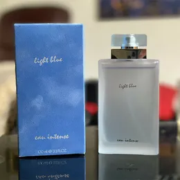 Flicka parfym kvinnor parfym 100 ml ljusblå långvarig doft parfym för kvinnor