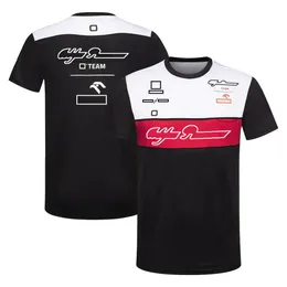 2022ニューシーズンF1フォーミュラワンチームメンズショートスリーフラウンドネックTシャツファン作業服F1poloシャツのカスタマイズ