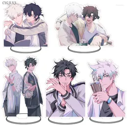 Schlüsselanhänger Anime Time Agent Schlüsselanhänger Männer Acryl Stehender Ring Unisex Elegant Cheng Xiaoshi Lu Guang Zubehör Weihnachtsgeschenke 15 cm Fred22