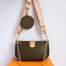 3 Piece Set Messenger Bags Women Leather Handbags Wallet Luxurys Designers Crossbody Bag Purse Classic Chain Evening Shoulder Bag Female Handbag Clutch W/box
